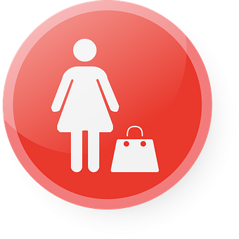 Female Shopping Icon