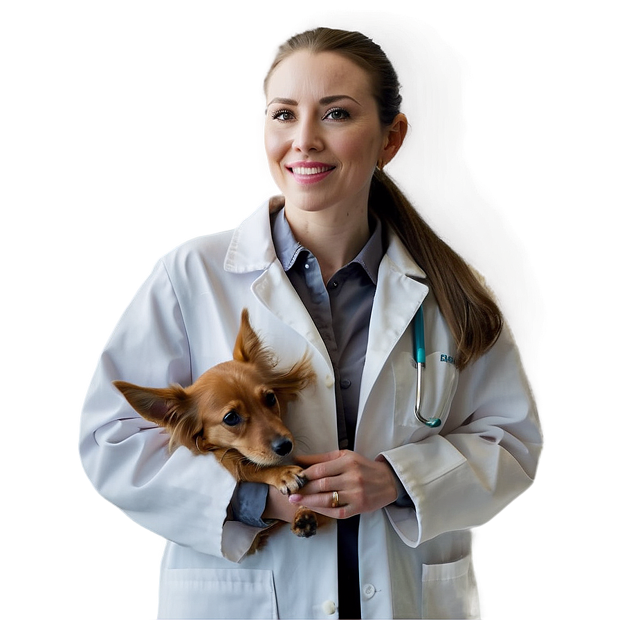 Female Veterinarian Portrait Png 06282024