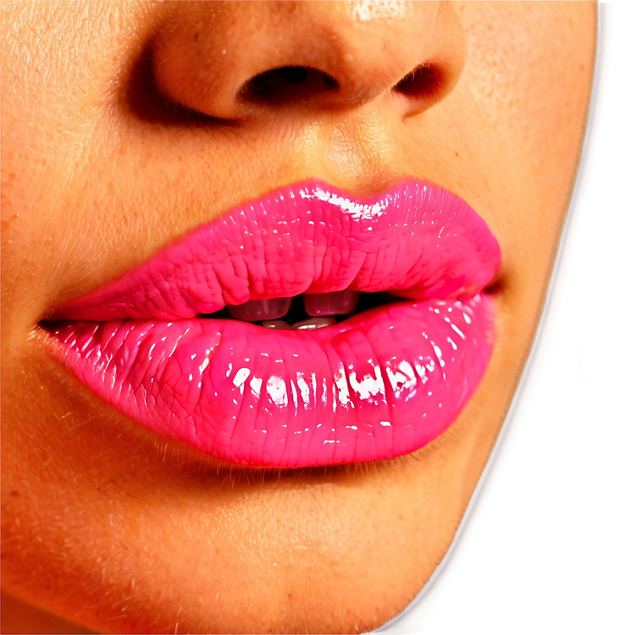 Feminine Pink Lips Png Khj