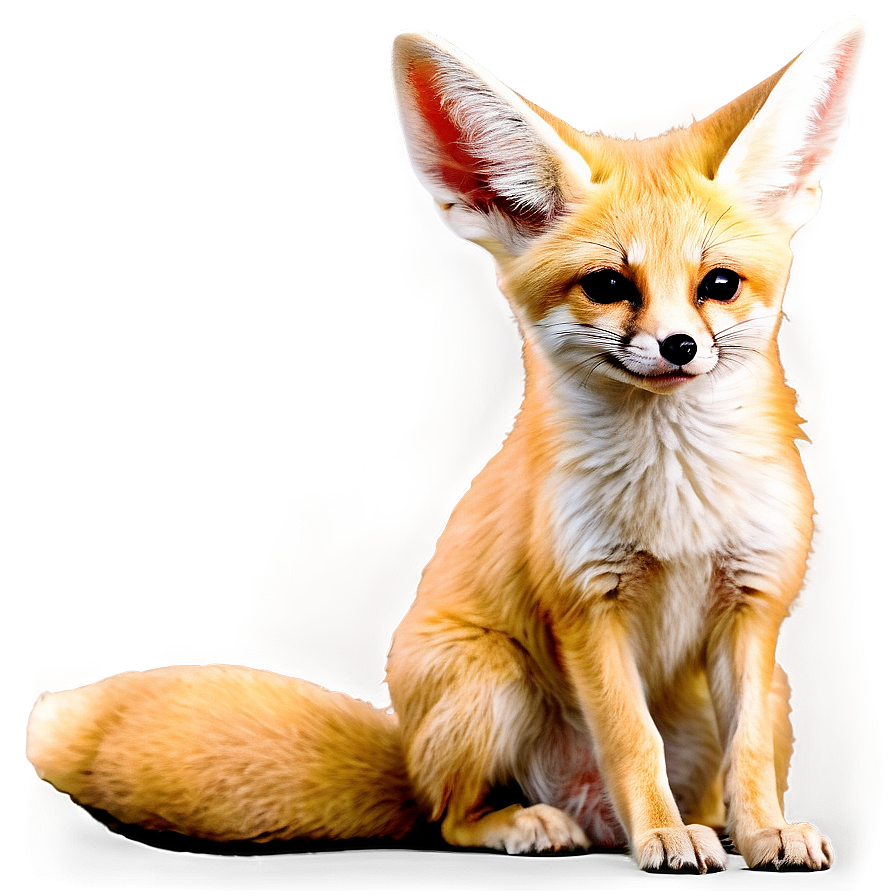 Fennec Fox In Moonlight Png Pyj