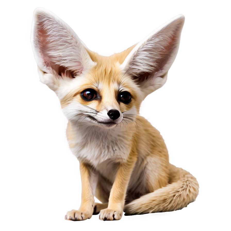 Fennec Fox With Sand Background Png 06262024