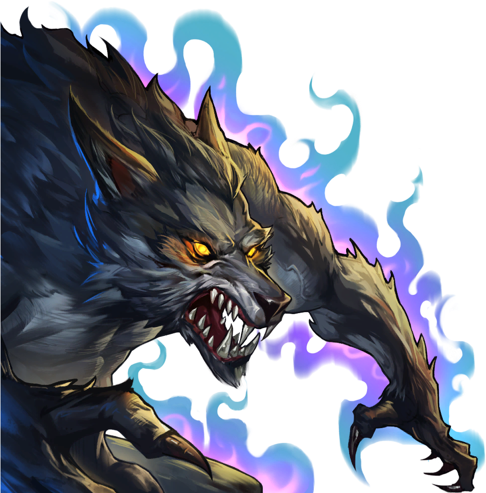 Ferocious Werewolf Art