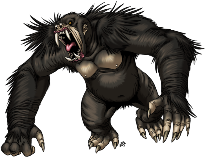 Ferocious Werewolf Artwork