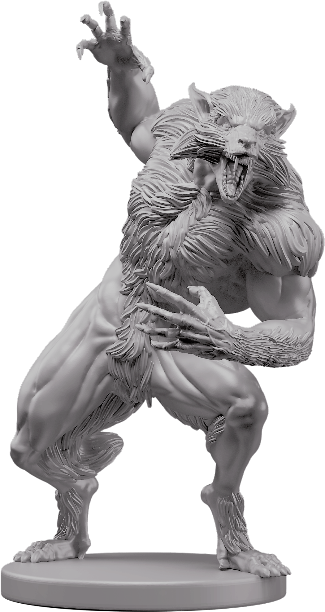 Ferocious Werewolf Figure