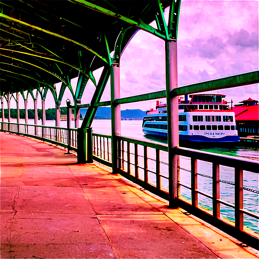 Ferry Terminal Graphic Png 06252024