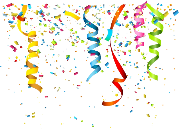 Festive Birthday Confettiand Streamers