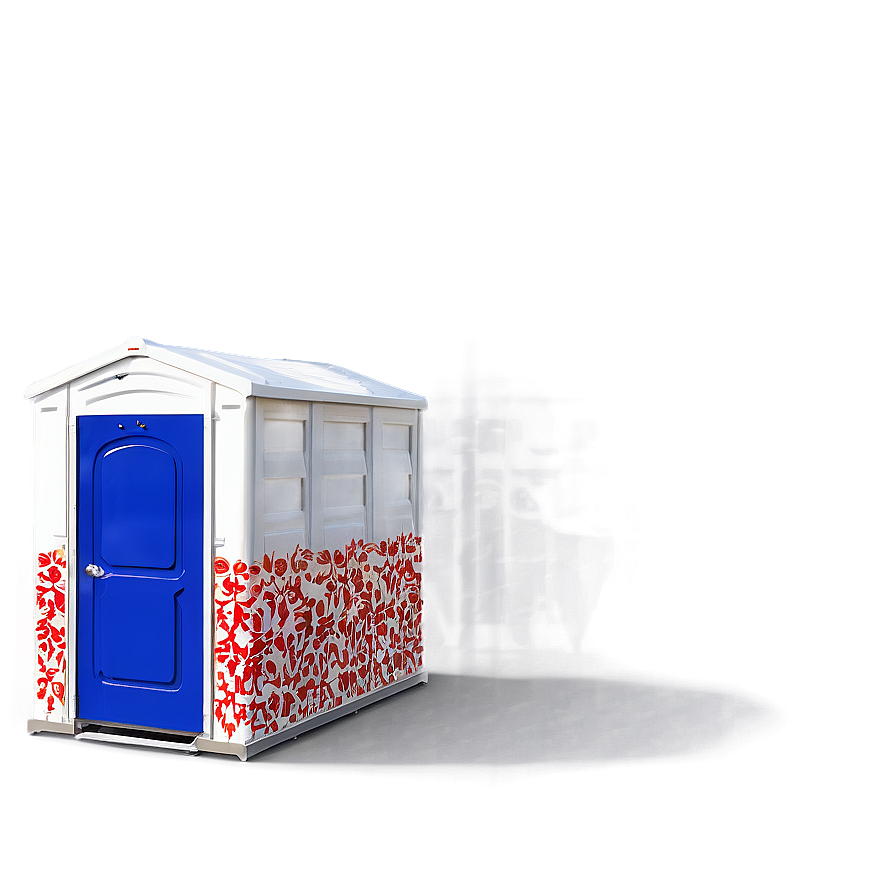 Festive Blue Porta Potty Png 86