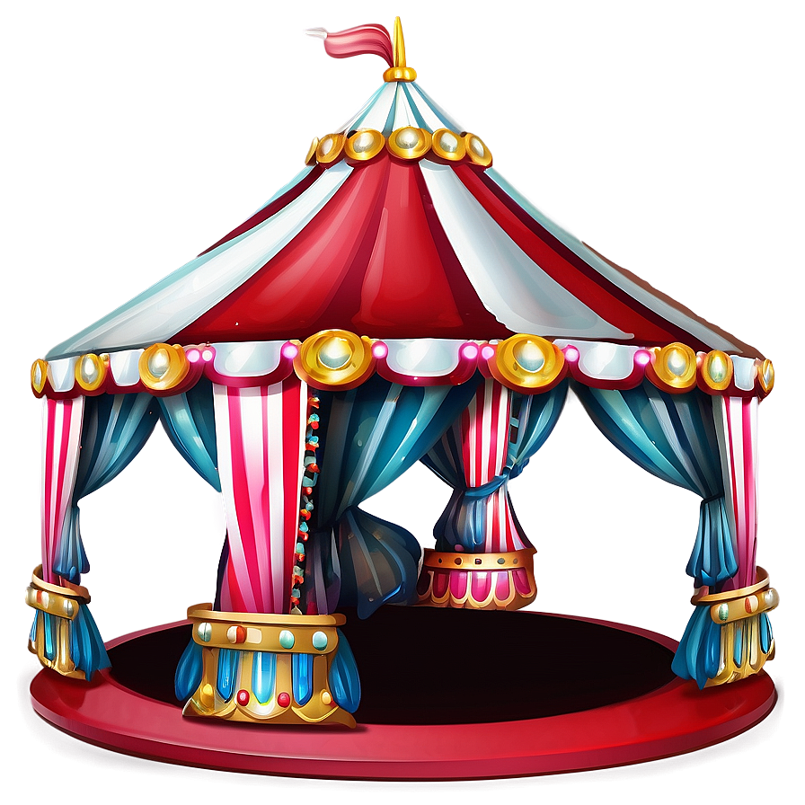 Festive Carnival Tent Design Png Vvg36