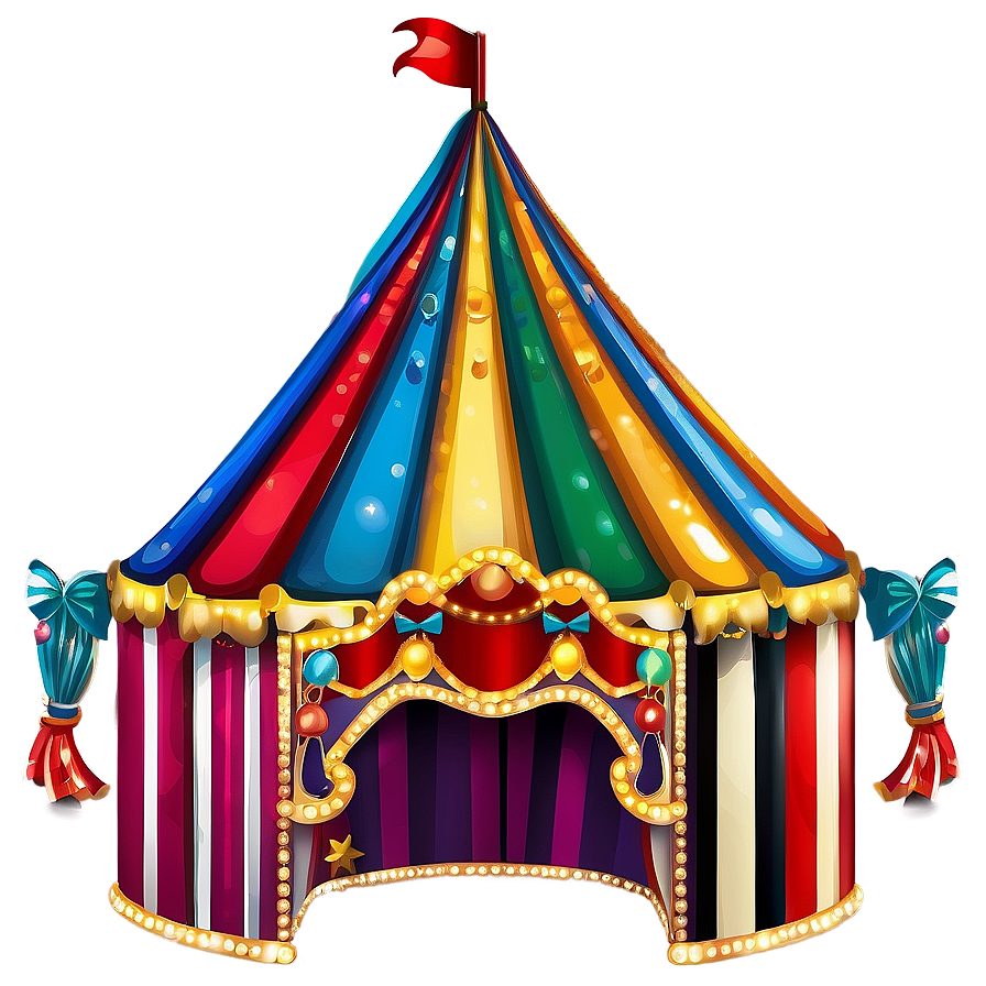 Festive Carnival Tent Design Png Weh