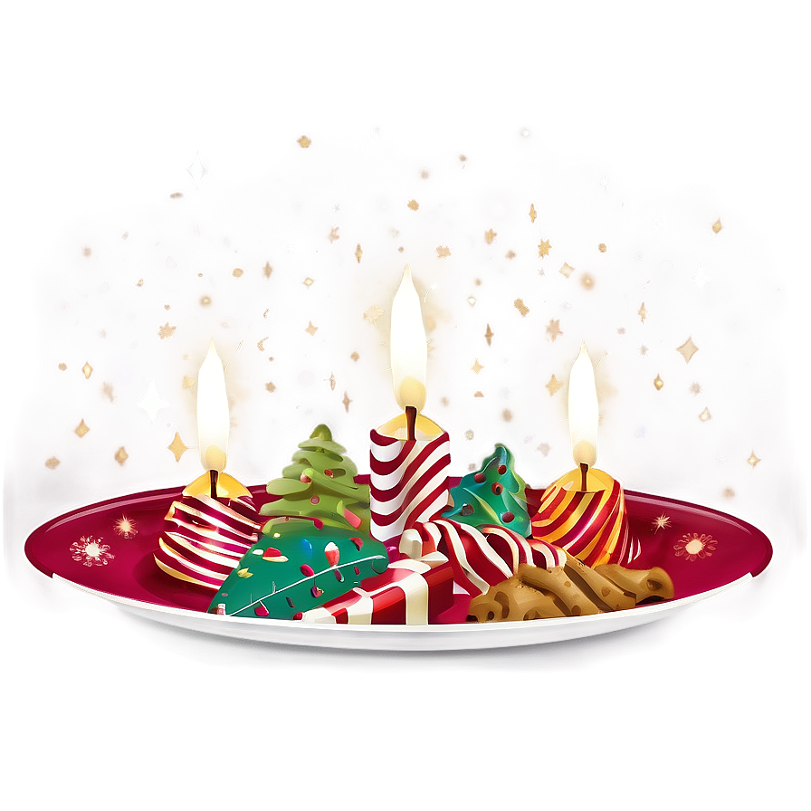 Festive Celebration Plates Png Sij60