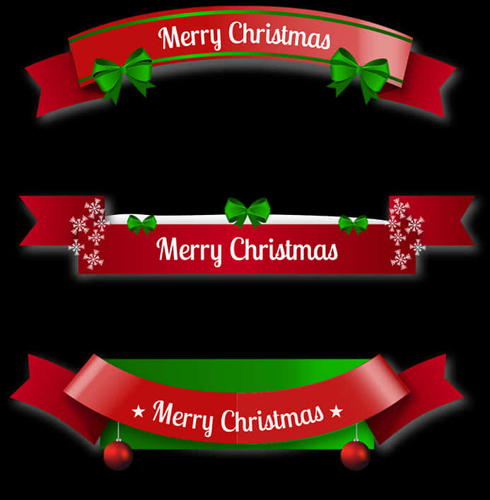 Festive Christmas Banner Set