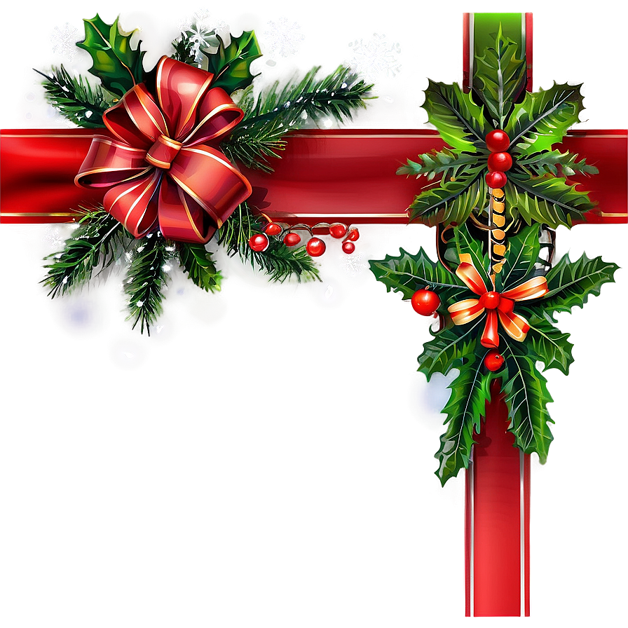 Festive Christmas Banners Png 06122024