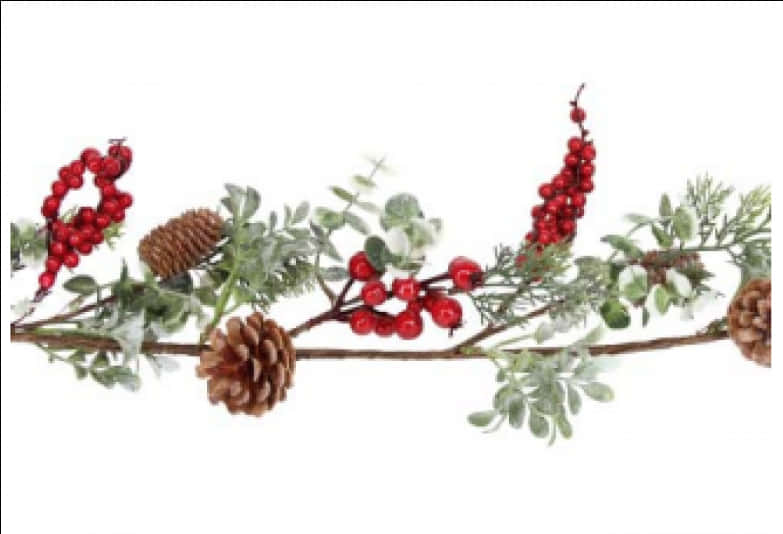 Festive Christmas Border Decoration