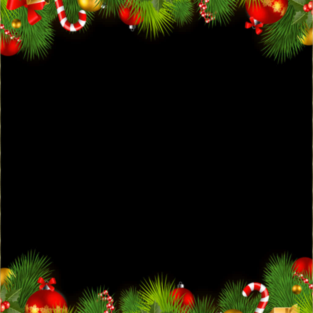 Festive Christmas Border Design