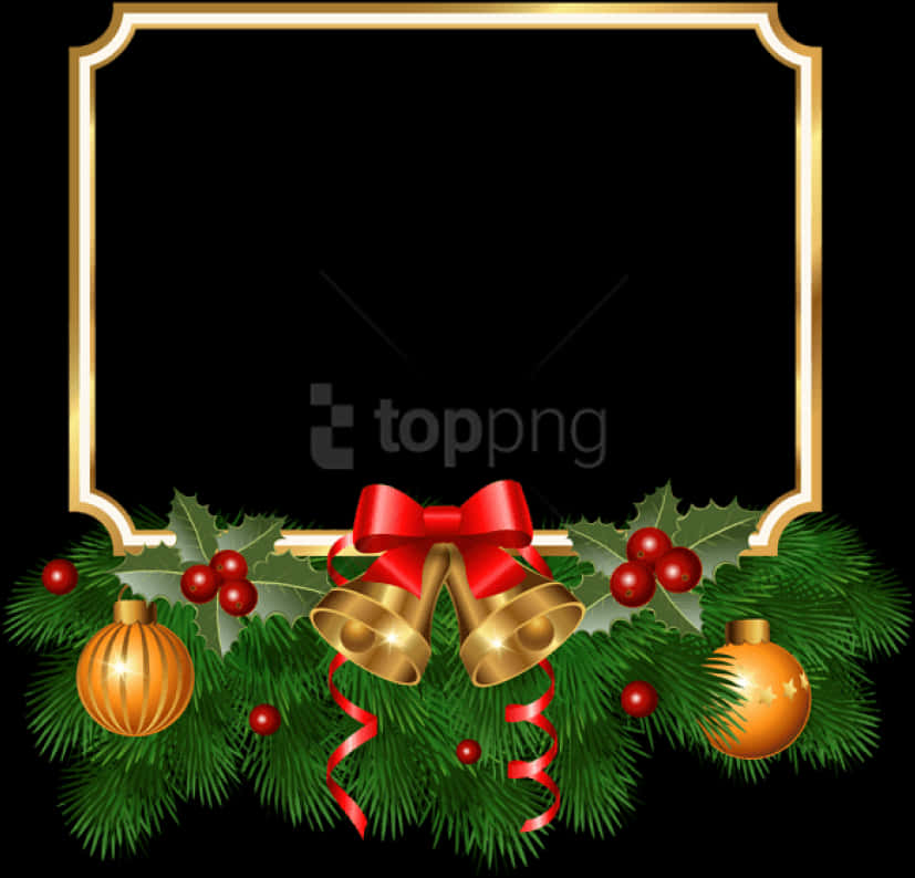 Festive Christmas Border Design