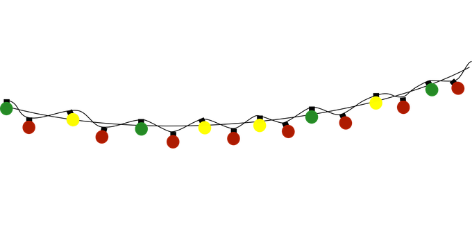 Festive Christmas Lights String