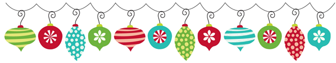 Festive Christmas Ornaments Banner