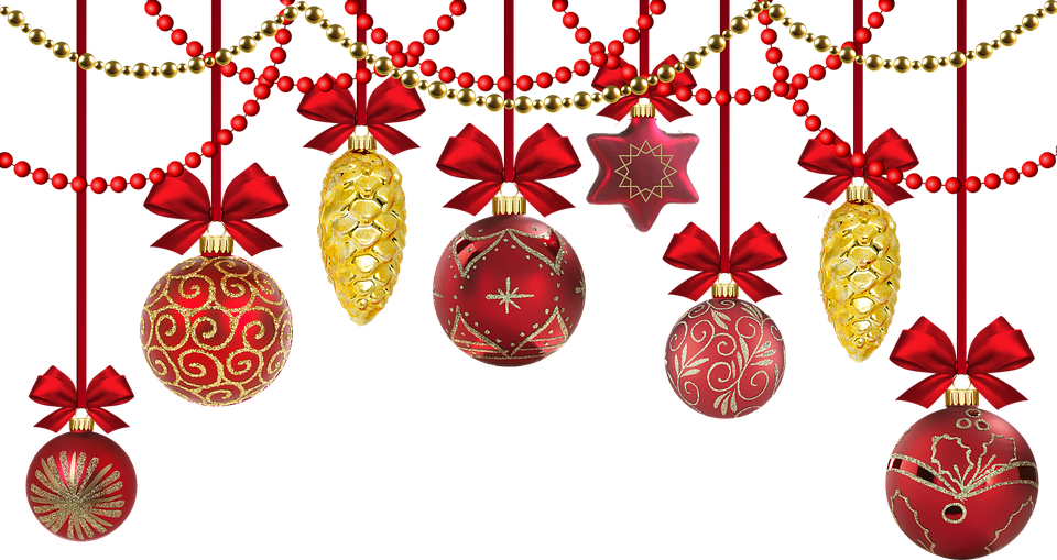 Festive Christmas Ornamentsand Beads