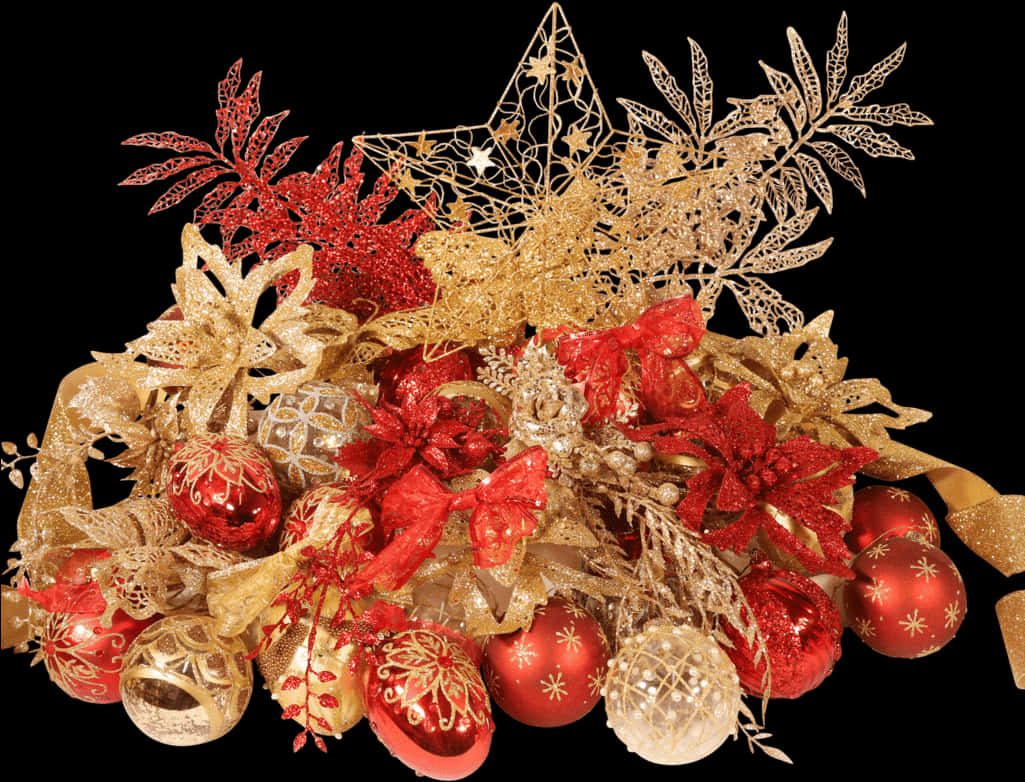 Festive Christmas Ornamentsand Decorations