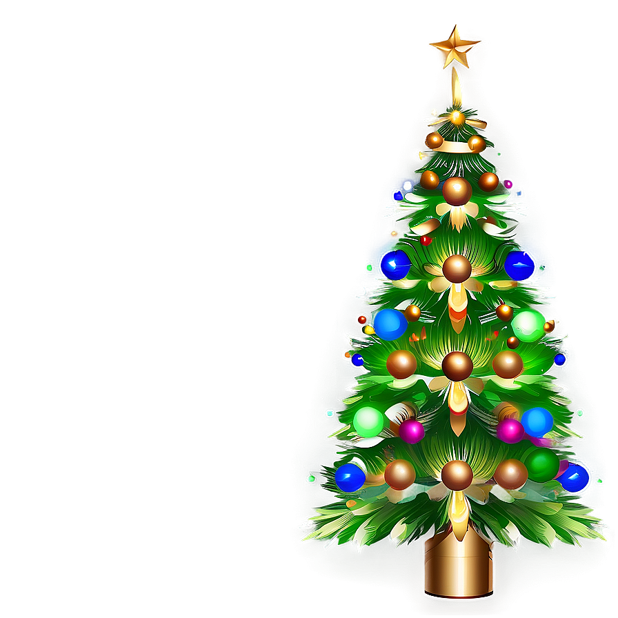 Festive Christmas Tree Transparent Png Ian36