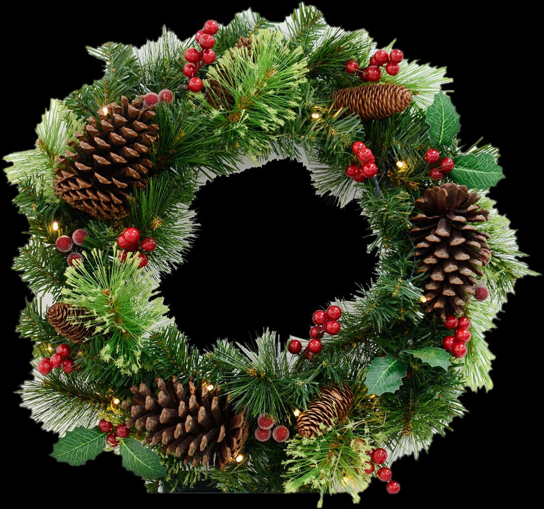 Festive Christmas Wreath