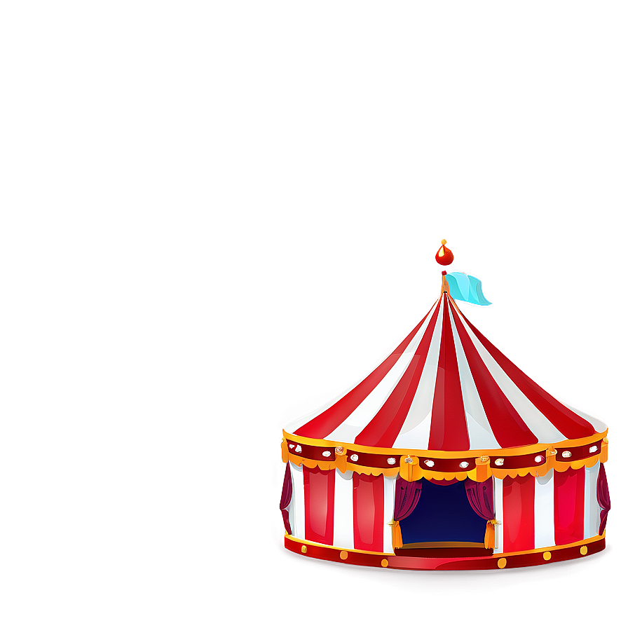 Festive Circus Marquee Tent Png 06132024