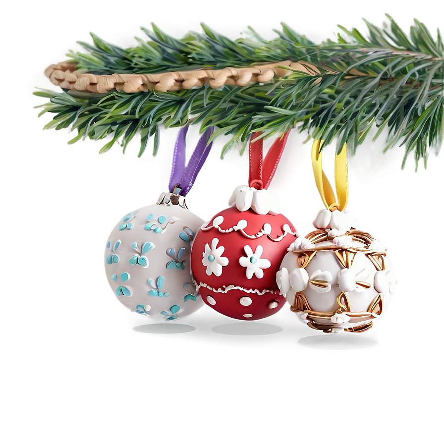 Festive Clay Decorations Png Sdn