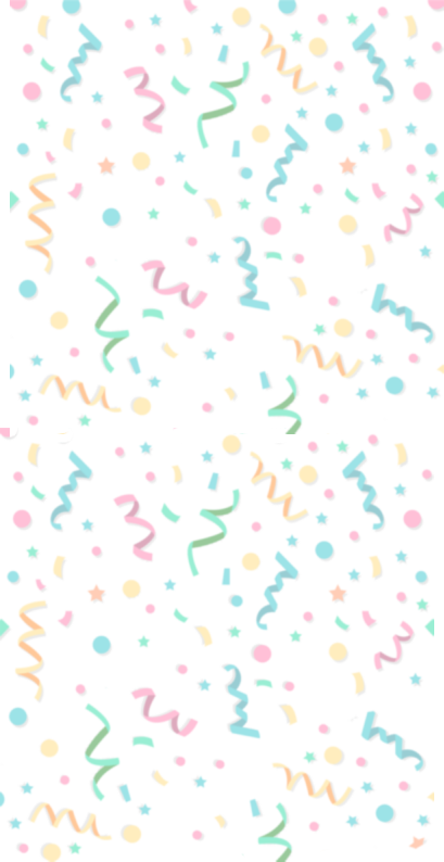 Festive Confetti Birthday Background