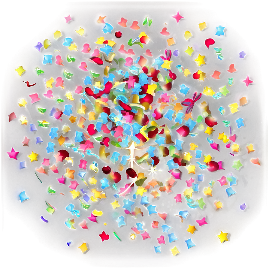 Festive Confetti Png 40