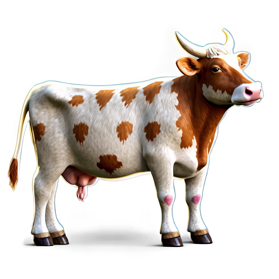 Festive Cow Png 05032024