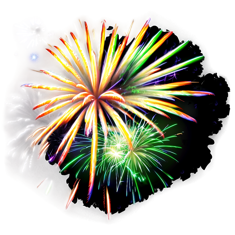 Festive Fireworks Png Rfl