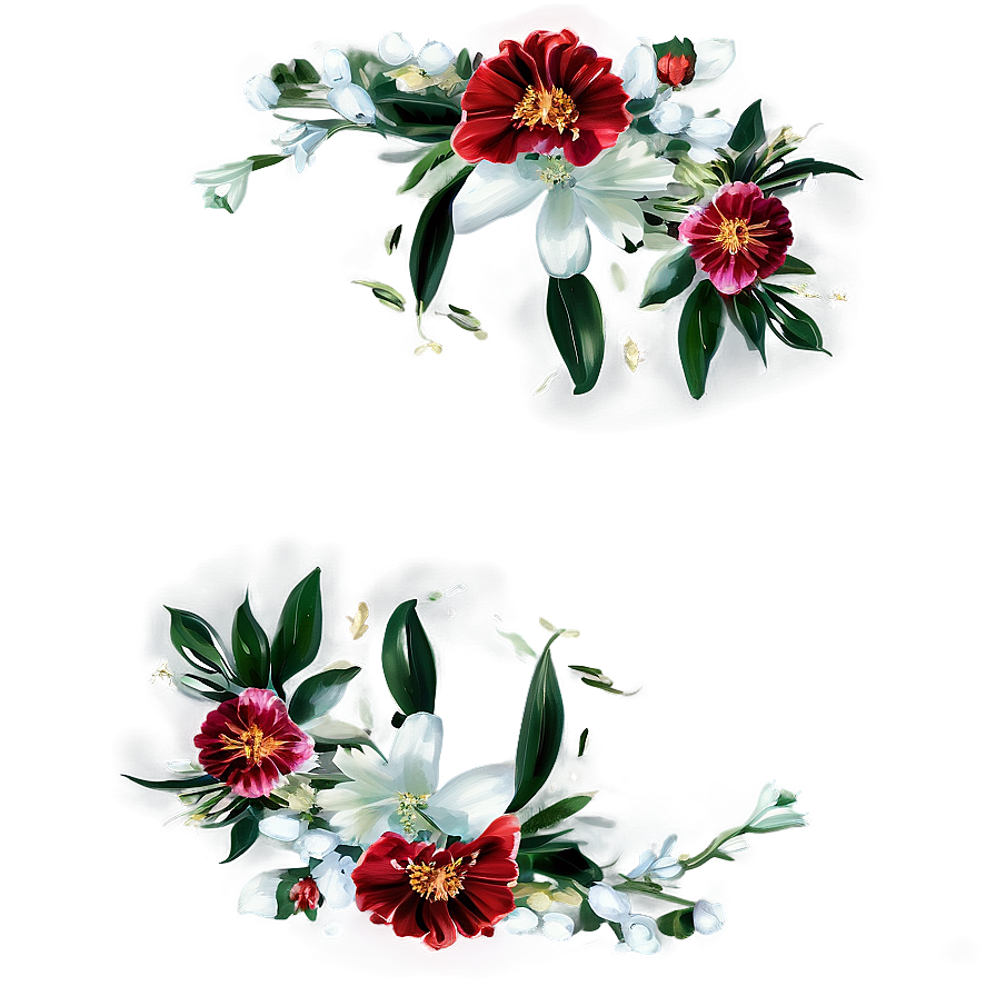 Festive Floral Arrangement Png 06132024