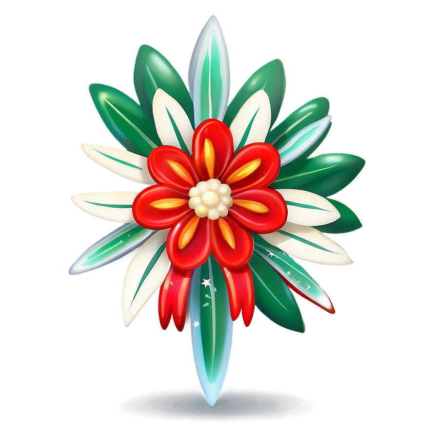 Festive Flower Clipart Png 05252024