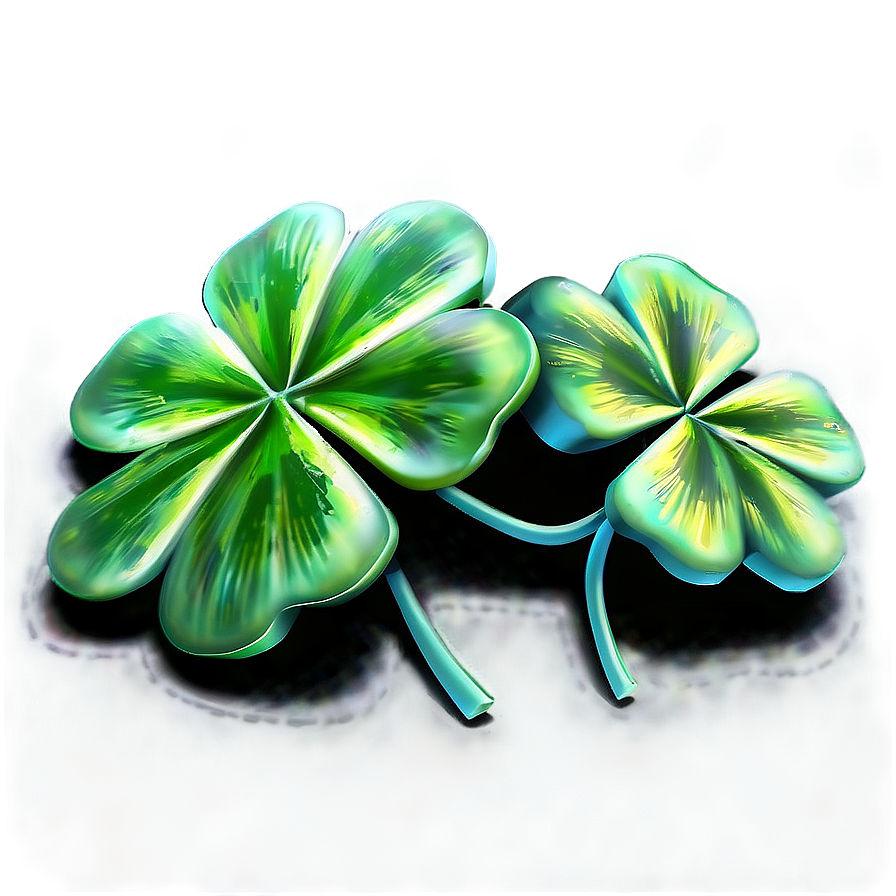 Festive Four Leaf Clover Png Kvv