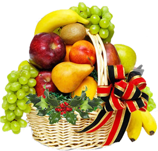 Festive Fruit Basket Assortment