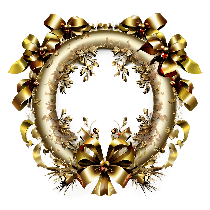 Festive Gold Accents Png 89