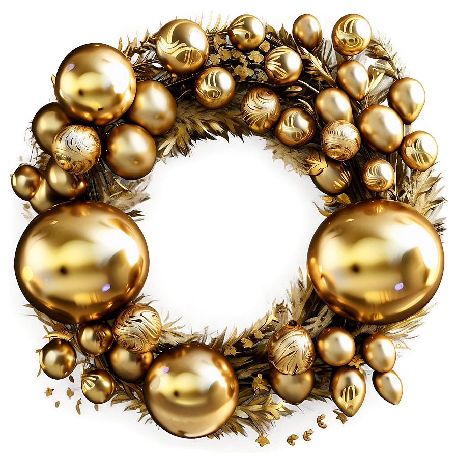 Festive Gold Accents Png Xit83