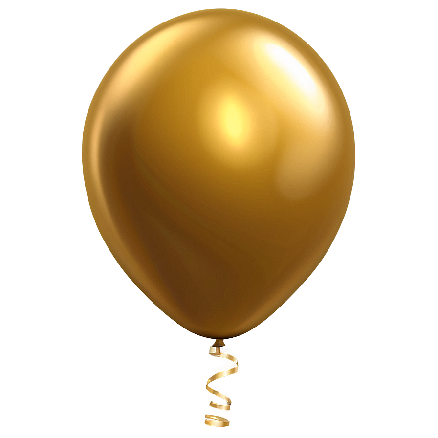 Festive Gold Balloons Png 69
