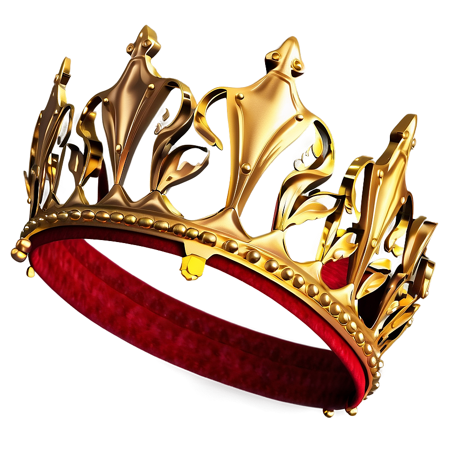 Festive Golden Crown Png Jvx