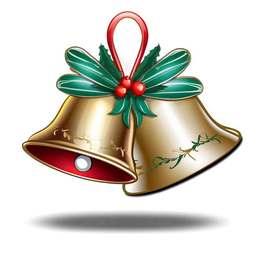 Festive Holiday Bells Png 06212024