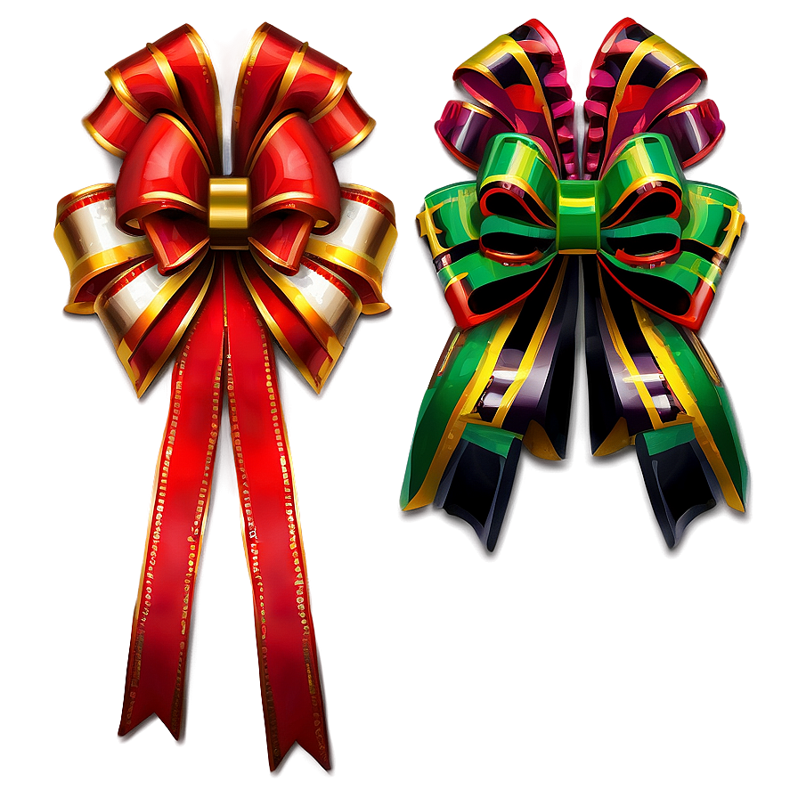Festive Holiday Bow Png 24