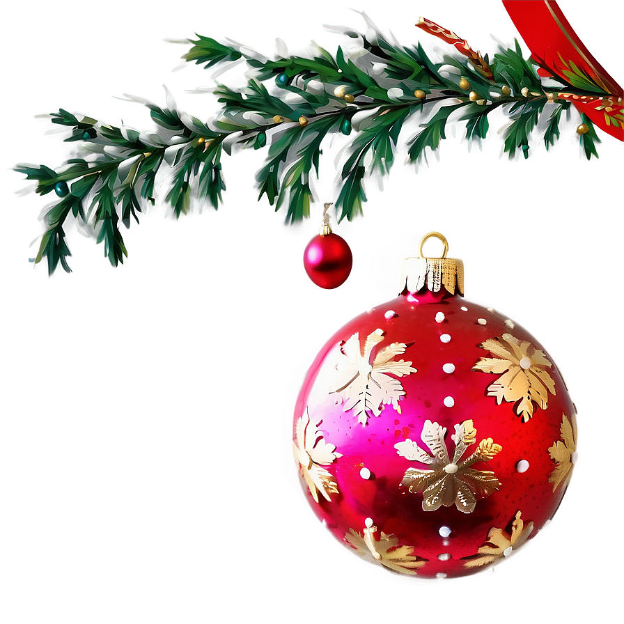 Festive Holiday Decorations Picture Png Wau85