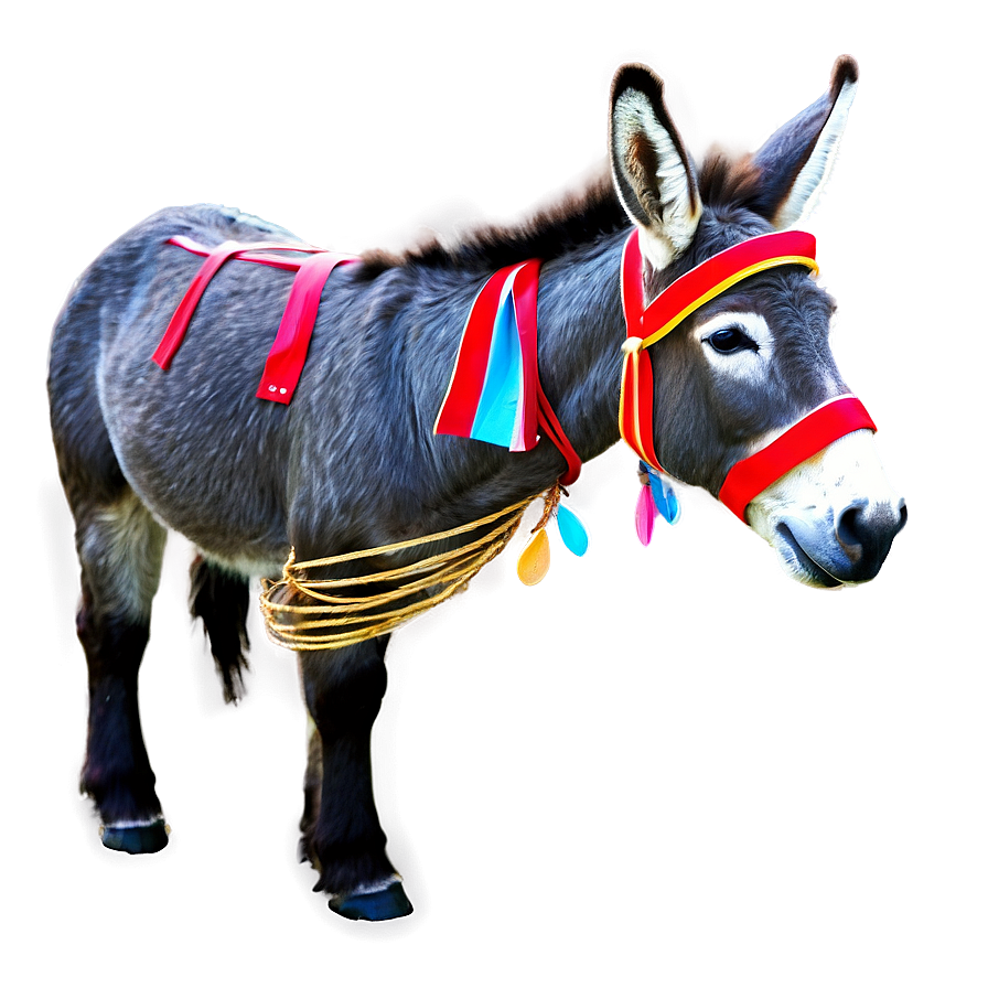 Festive Holiday Donkey Png 78