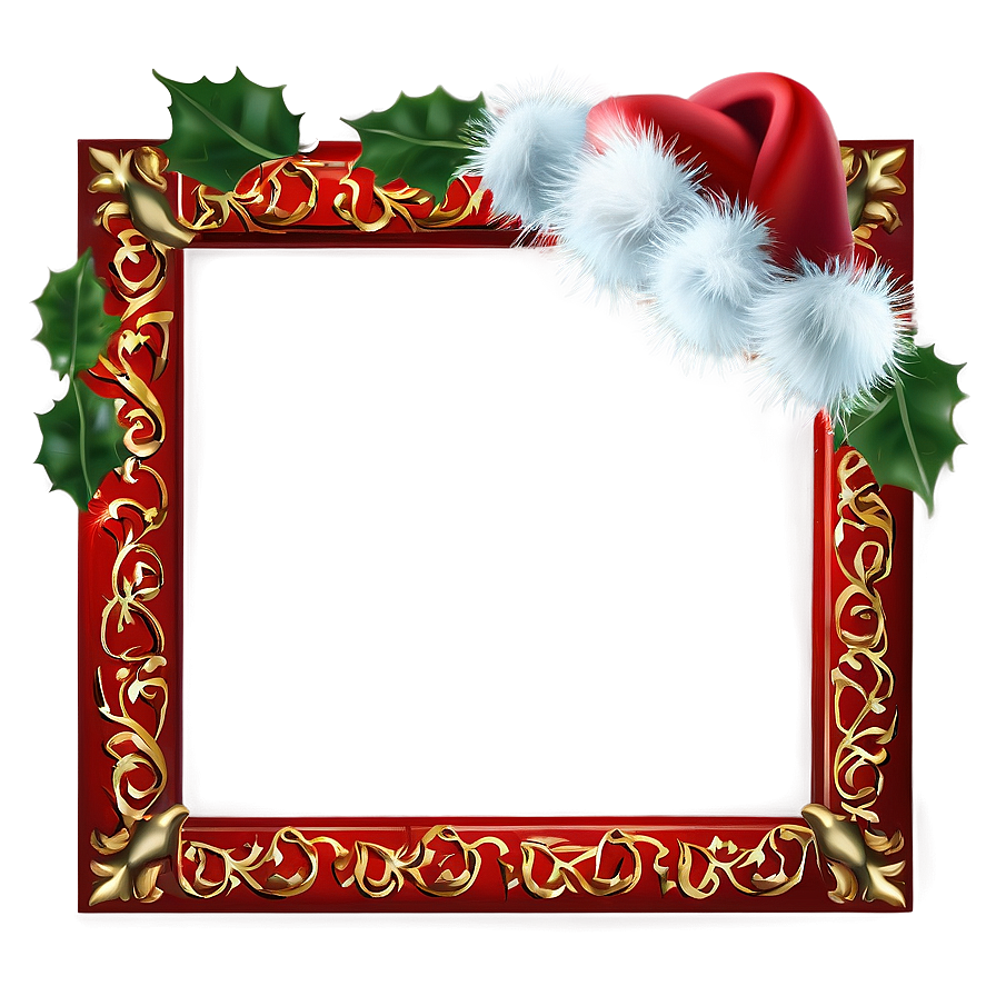 Festive Holiday Frame Png Pnf