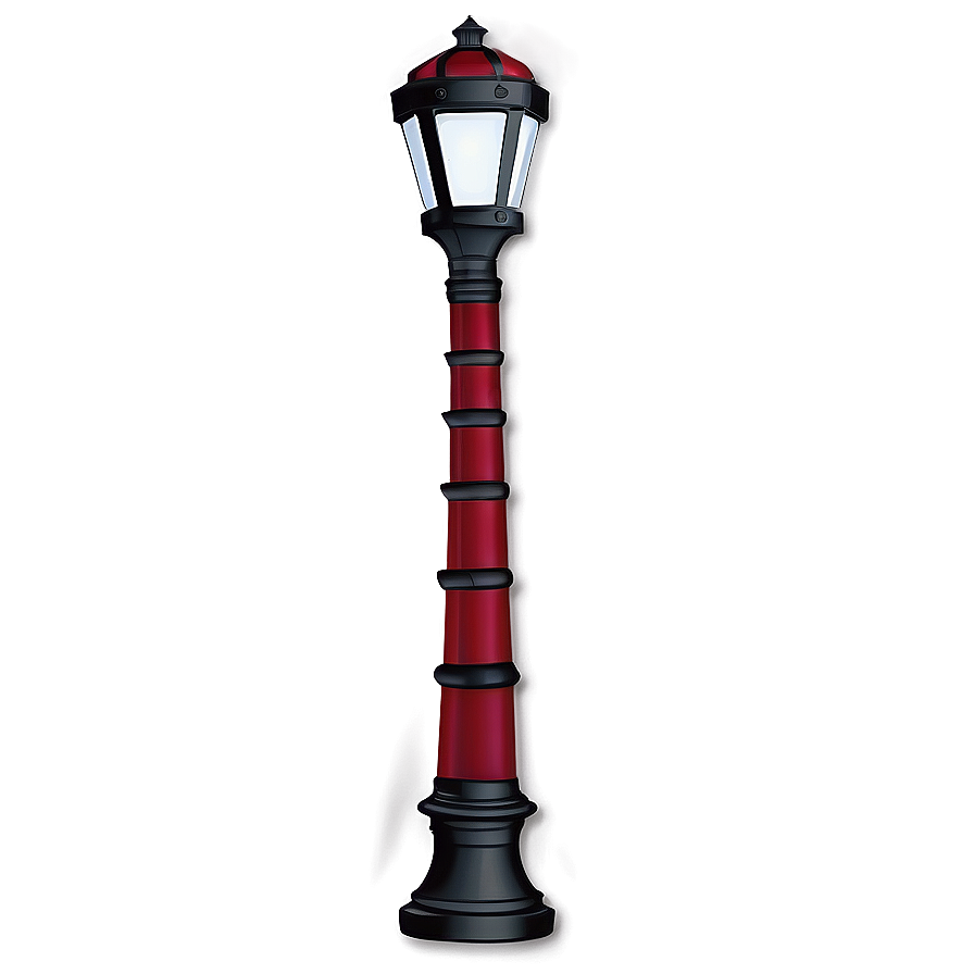 Festive Holiday Light Post Png Ukr