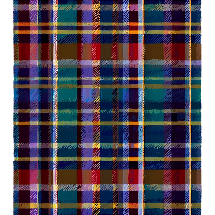 Festive Holiday Plaid Png 06272024