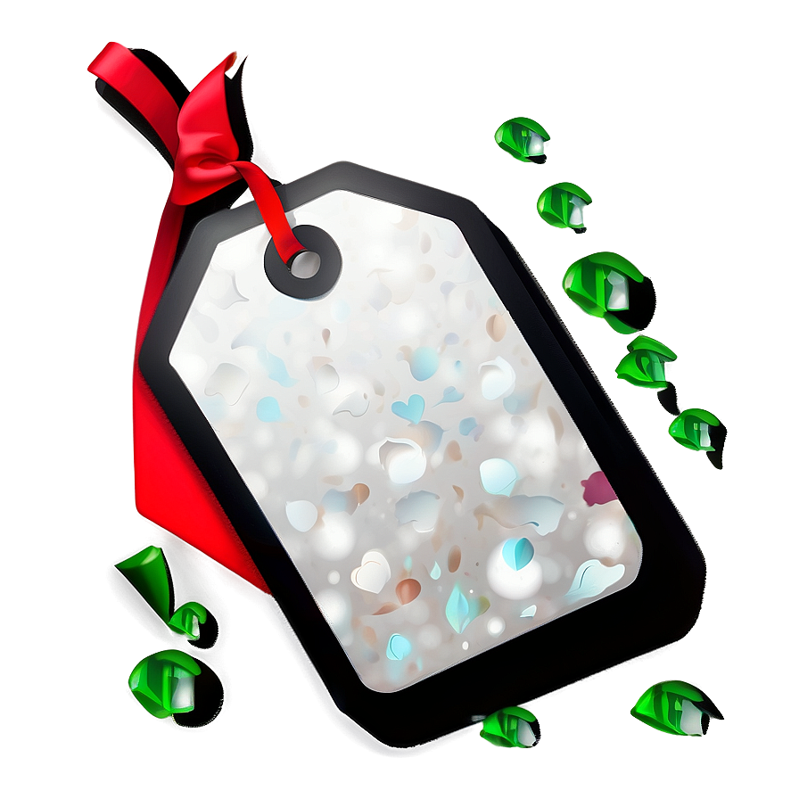 Festive Holiday Tag Png 96