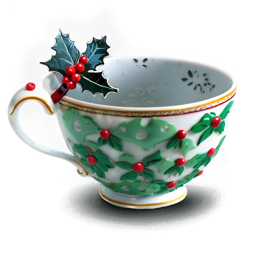 Festive Holiday Tea Cup Png 82