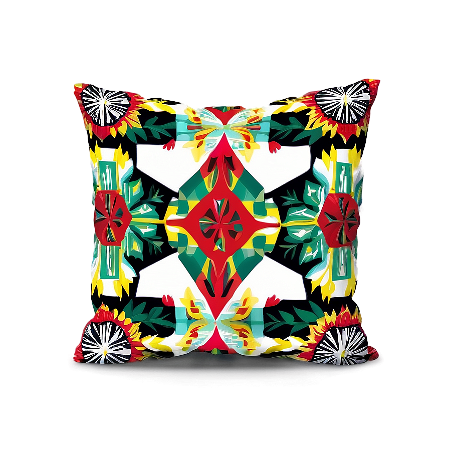 Festive Holiday Throw Pillow Png 13