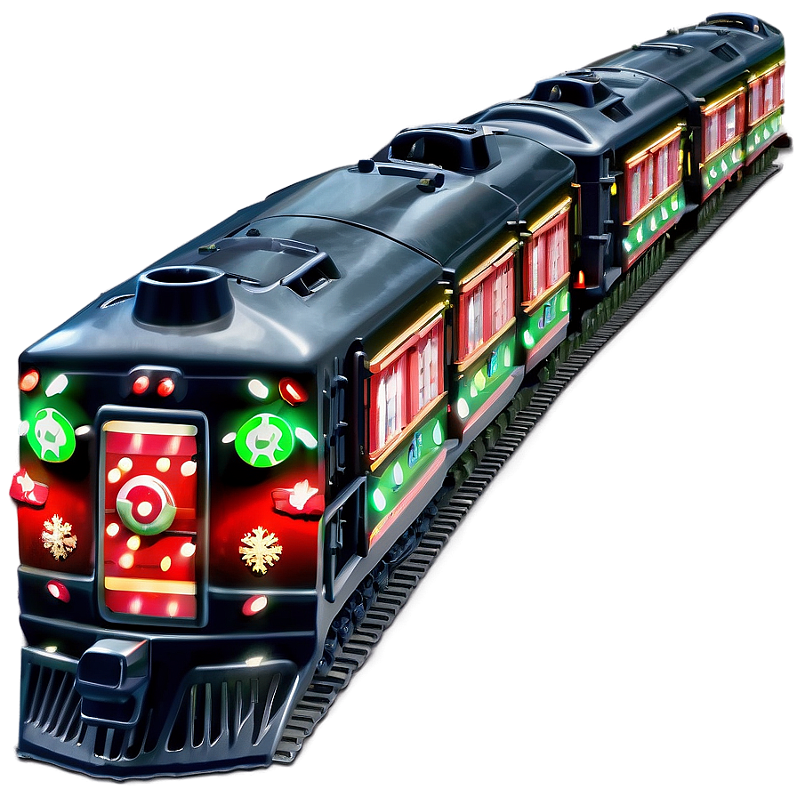 Festive Holiday Train Png 72